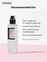 Recommended for skin types