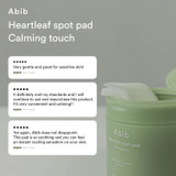 Features of Abib Heartleaf Spot Pad Calming Touch 80 Pads