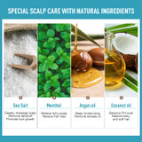 Main Ingredients of Bingo Cosmetic Peppermint Sea Salt Hair Scalp Scrub 8.45 oz