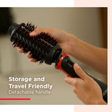 Storage and travel friendly with Revlon One Step Volumizer Plus 2.0 Hair Dryer Black