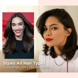 Style All Hair Types with Revlon One Step Volumizer Plus 2.0 Hair Dryer Black