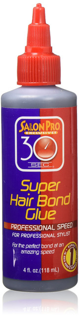 Salon Pro 30 Second Super Hair Bond Glue 4 oz