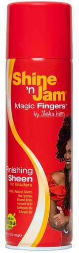 Ampro Shine'N Jam Magic Fingers Finishing Sheen For Braiders 11.5 oz