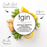 Key Ingredients of Tgin Miracle Repairx Curl Food Daily Moisturizer 12 oz
