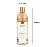 Size of African Pride Moisture Miracle Honey & Coconut Oil Shampoo 16 oz