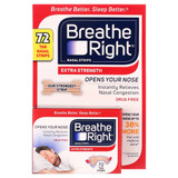 Breathe Right Extra Nasal Strips 72 Count