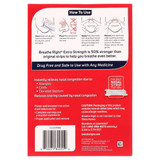 Back of Breathe Right Extra Nasal Strips 72 Count