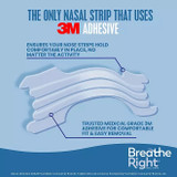 3M Adhesive of Breathe Right Extra Clear Nasal Strips 72 Count