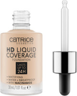 Catrice HD Liquid Coverage Foundation 010 Light 1 oz