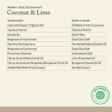Details of Each & Every Coconut & Lime Deodorant 2.5 oz