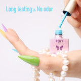 Long-Lasting of Gen'C Béauty UV Nail Gel 6 Colors Kit Summer Color