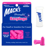Mack's Dreamgirl Soft Foam Earplugs Pink 10 Pairs