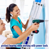 Protect Hearing While Working with Mack's Slim Fit Soft Foam Earplugs Purple 