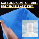 Soft and Comfortable of Gen'C Béauty Disposable Massage Table Sheets Blue with Face Hole 50 pcs