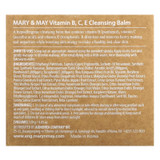 Back Package of Mary&May Vitamin B, C, E Cleansing Balm 4.05 oz