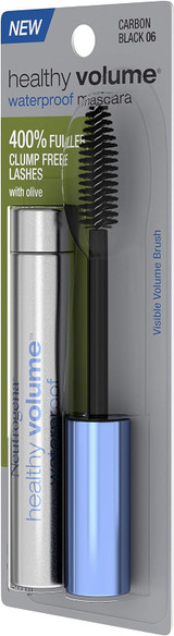 Side Package of Neutrogena Healthy Volume Waterproof Mascara Carbon Black 06, 0.21 oz