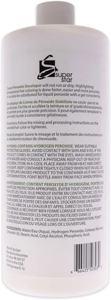 Super Star Cream Peroxide Developer 30 Volume - 32 oz
