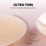 Ultra Thin of Gen'C Béauty Reusable Silicone Nipple Covers Light Brown 1 Pair