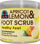 OKAY Apricot & Lemon Foot Scrub 6 oz