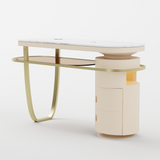 BeNoravo Beauty Salon Manicure Table Workstation Beige