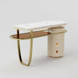 BeNoravo Beauty Salon Manicure Table Workstation Beige