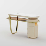 BeNoravo Beauty Salon Manicure Table Workstation Beige
