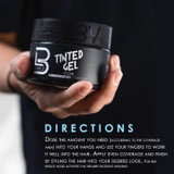 Direction of L3VEL3 Tinted Hair Gel Black Color 8.45 oz