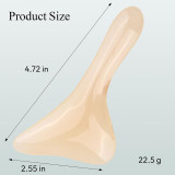 Size of Gen'C Béauty Gua Sha Tool 02 - 4.72 x 2.55 in / 12.0 x 6.5 cm, 22.5 g