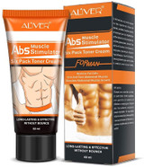 Aliver Muscle Stimulator Six Pack Toner Abdominal & Anti Cellulite Cream 2.03 oz