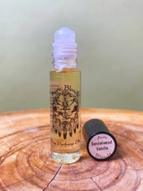 Cap of Auric Blends Sandalwood Vanilla Roll-on Perfume Oil 0.33 oz