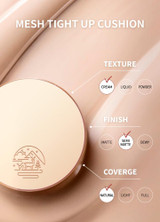 Features of BEAUDIANI Mesh Tight Up Cushion Foundation 01 Light Beige