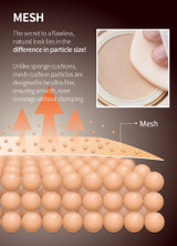 Mesh of BEAUDIANI Mesh Tight Up Cushion Foundation 01 Light Beige