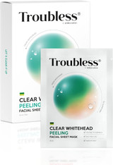 Troubless Clear Whitehead Remover Peel Off Face Mask 5 pcs