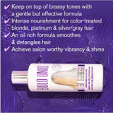 Bold Uniq Purple Conditioner for Blonde, Platinum & Gray/Silver Hair 8 oz