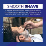 Campbell’s Pre-Mixed Liquid Shave Cream Lather 64 oz