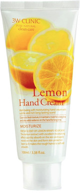 3W Clinic Lemon Hand Cream 100ml moisturizing and nourishing hand skincare