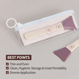 HEVEBLUE skincare brush for cream application package