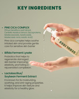 K-Secret Pine Cleansing Oil melting away heavy makeup and pore impurities