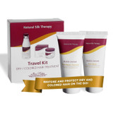 Travel-size hair care kit for dry and colored hair
