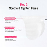 Step three of using MeFactory 3-Step Blackhead Remover Nose Strips