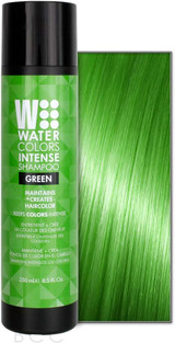 Tressa Metallic Shampoo Green, 250 ml, for vibrant, metallic hair tones.