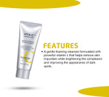 White clay gentle facial wash