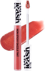 High-shine lip tint with glassy finish