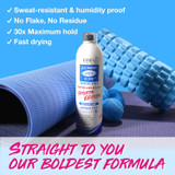 Rosemary mint infused wig glue for sports