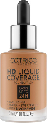 Catrice HD Liquid Coverage Foundation 080 Caramel Beige bottle
