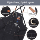 Cross back utility apron