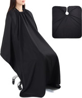 Gen'C Béauty barber cape - Solid Black print
