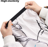 Adjustable neck barber cape