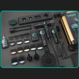 Barber grooming kit with travel case