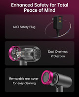 Hair dryer with concentrator nozzle